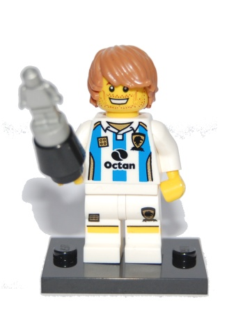 Lego, Minifigure, Collectible Blind, Series 4, Soccer Player, COL04-11