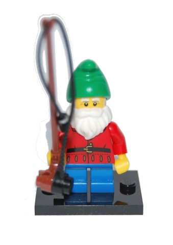 Lego, Minifigure, Collectible Blind, Series 4, Lawn Gnome, COL04-1