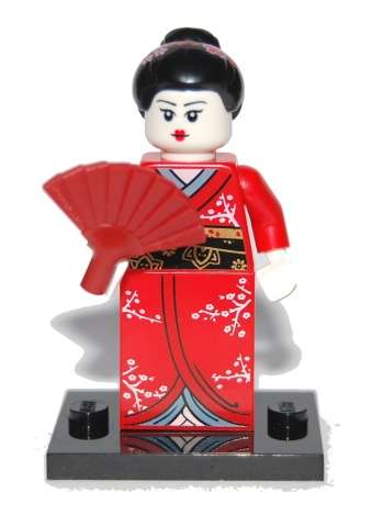 Lego, Minifigure, Collectible Blind, Series 4, Kimono Girl, COL04-2