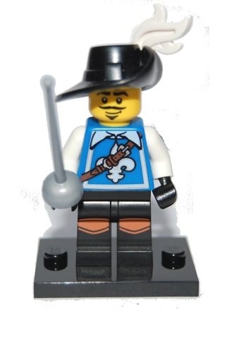Lego, Minifigure, Collectible Blind, Series 4, Musketeer, COL04-3