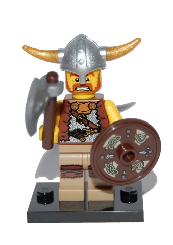 Lego, Minifigure, Collectible Blind, Series 4, Viking, COL04-6