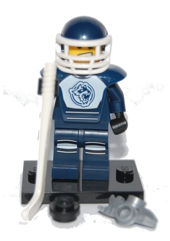 Lego, Minifigure, Collectible Blind, Series 4, Hockey Player, COL04-8