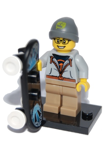 Lego, Minifigure, Collectible Blind, Series 4, Street Skater, COL04-9