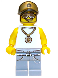 Lego, Minifigure, Opened, Collectible Blind, Rapper, Series 3, col041