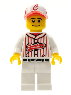 Lego, Minifigure, Collectible Series 3, Minifigure only, Baseball Player, col047
