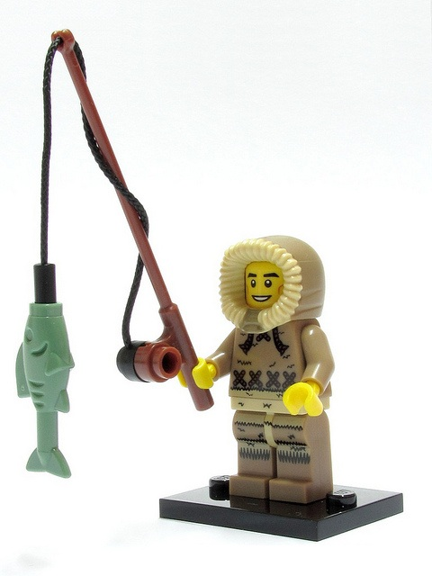 Lego, Minifigure, Collectible, Series 5, Ice Fisherman, COL05-4
