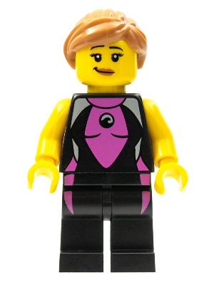 Lego, Minifigure, Collectible, Series 4, Surfer Girl, Series 4, COL053