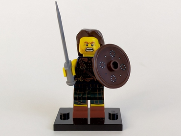 Lego, Minifigure, Collectible, Series 6, Highland Battler, COL06-2