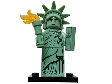 Lego, Minifigure, Collectible, Series 6, Lady Liberty, COL06-4