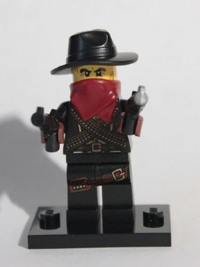 Lego, Minifigure, Collectible, Series 6, Bandit, COL06-5