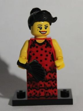 Lego, Minifigure, Collectible, Series 6, Flamenco Dancer, Col06-6