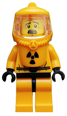 Lego, Minifigure, Collectible Blind, Series 4, Hazmat Guy, COL061