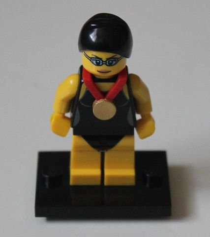 Lego, Minifigure, Collectible, Series 7, Swimming Champion, COL07-1