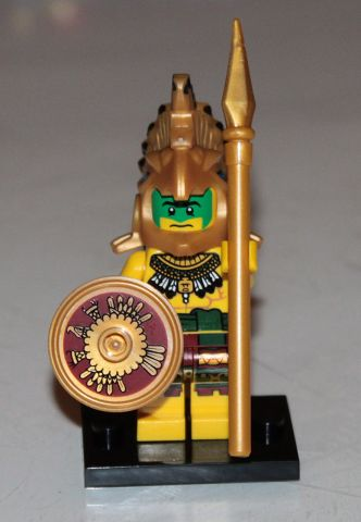 Lego, Minifigure, Collectible, Series 7, Aztec Warrior, COL07-2