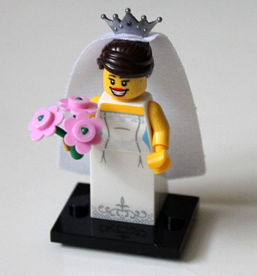 Lego, Minifigure, Collectible, Series 7, Bride, COL07-4