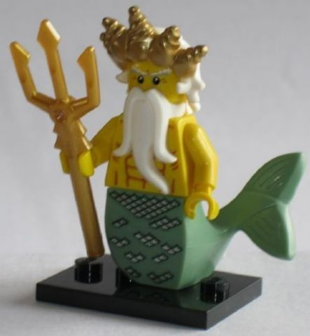 Lego, Minifigure, Collectible, Series 7, Ocean King, COL07-5