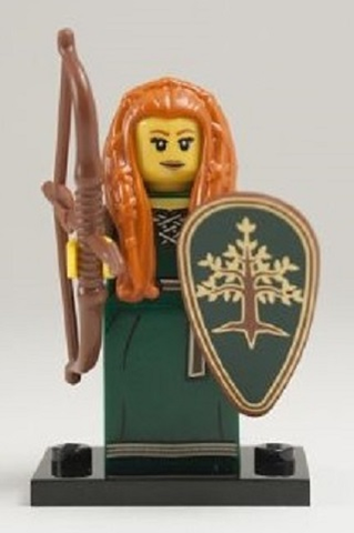 Lego, Minifigure, Collectible Blind, Series 9, Forest Maiden, col09-15