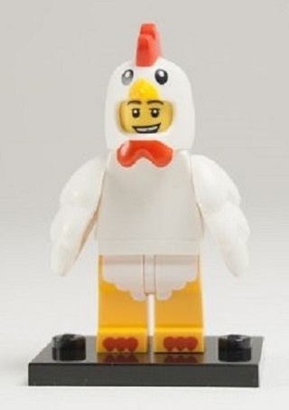 Lego, Minifigure, Collectible Blind, Series 9, Chicken Suit Guy, col09-7