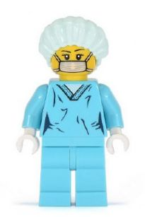 Lego, Minifigure, Collectible Blind, Series 6, Surgeon, col091