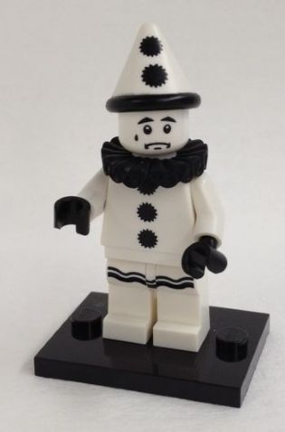 Lego, Minifigure, Collectible Series 10, Sad Clown, COL10-11