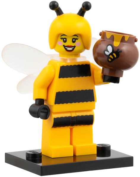 Lego, Minifigure, Collectible Series 10, Bumblebee Girl, COL10-7