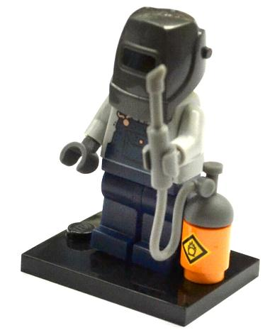 Lego, Minifigure, Opened, Collectible Blind, Series 11, Welder, COL11-10