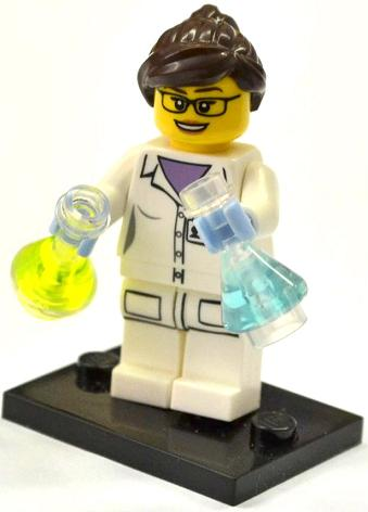 Lego, Minifigure, Opened, Collectible Blind, Series 11, Scientist, COL11-11