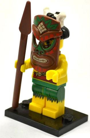 Lego, Minifigure, Opened, Collectible Blind, Series 11, Island Warrior, COL11-5