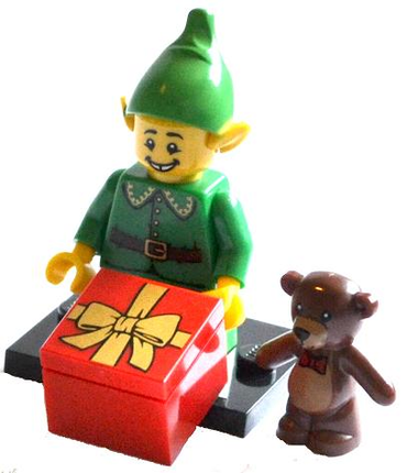 Lego, Minifigure, Opened, Collectible Blind, Series 11, Holiday Elf, COL11-7