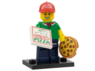 Lego, Minifigure, Opened, Collectible Blind, Series 12, Pizza Delivery Guy, COL12-11