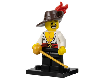 Lego, Minifigure, Opened, Collectible Blind, Series 12, Swashbuckler, col191, COL12-13