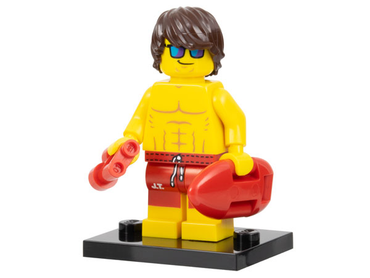 Lego, Minifigure, Opened, Collectible Blind, Series 12, Lifeguard, COL12-7