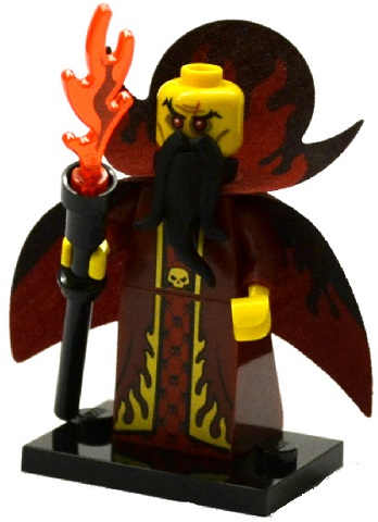 Lego, Minifigure, Opened, Collectible Blind, Series 13, Evil Wizard, COL13-10