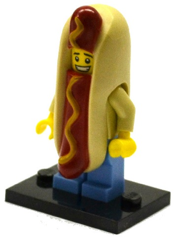 Lego, Minifigure, Opened, Collectible Blind, Series 13, Hot Dog Man, COL13-14