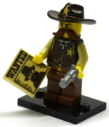 Lego, Minifigure, Opened, Collectible Blind, Series 13, Sheriff, COL13-2