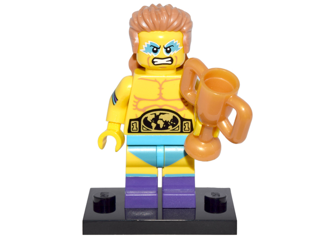 Lego, Minifigure, Opened, Collectible Blind, Series 15, Wrestling Champion, COL15-14