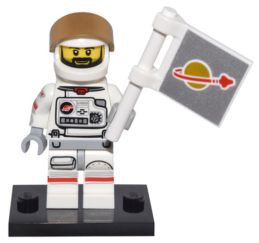 Lego, Minifigure, Opened, Collectible Blind, Series 15, Astronaut, col15-2