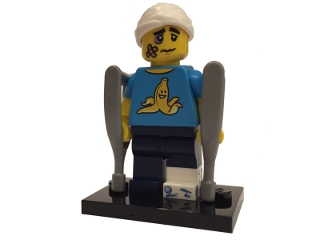 Lego, Minifigure, Opened, Collectible Blind, Series 15, Clumsy Guy, col15-4