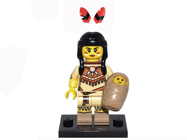 Lego, Minifigure, Opened, Collectible Blind, Series 15, Tribal Woman, COL15-5