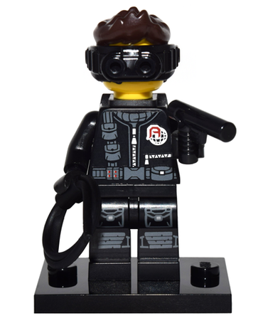 Lego, Minifigure, Opened, Collectible Blind, Series 16, Spy, col16-14