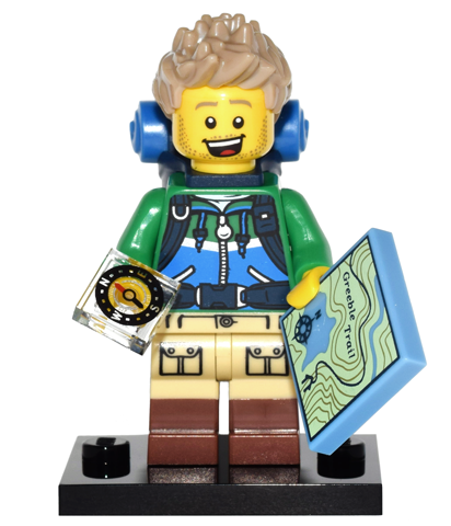 Lego, Minifigure, Collectible Series 16, Hiker, COL16-6