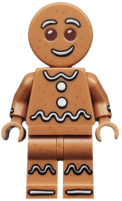 Lego, Minifigure, Series 11, Gingerbread Man, COL168
