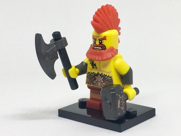 Lego, Minifigure, Collectible Series 17, Battle Dwarf, col17-10