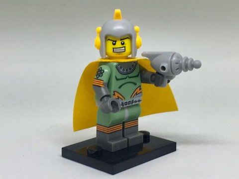 Lego, Minifigure, Collectible Series 17, Retro Space Hero, col17-11
