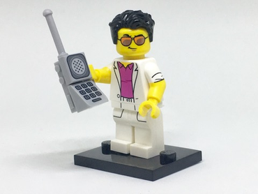 Lego, Minifigure, Collectible Series 17, Yuppie, col17-12