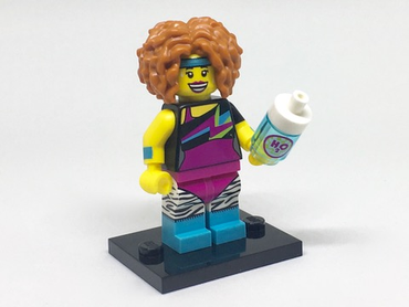 Lego, Minifigure, Collectible Series 17, Dance Instructor, col17-14