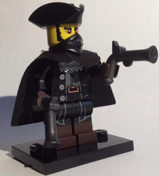 Lego, Minifigure, Collectible Series 17, The Mystery Man (Highwayman), col17-16
