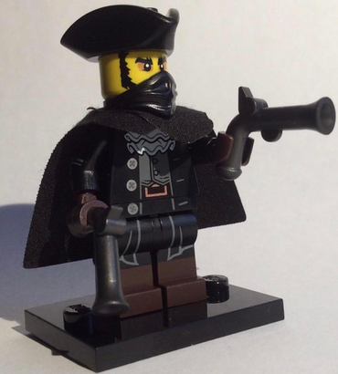 Lego, Minifigure, Collectible Series 17, The Mystery Man (Highwayman), col17-16