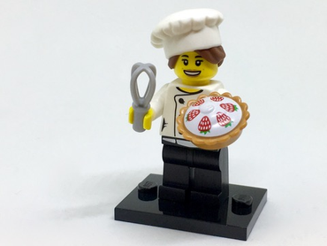 Lego, Minifigure, Collectible Series 17, Gourmet Chef, col17-3