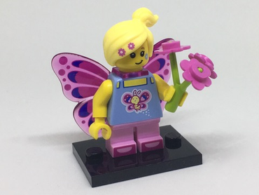 Lego, Minifigure, Opened, Collectible Blind, Series 17, Butterfly Girl, Col17-7